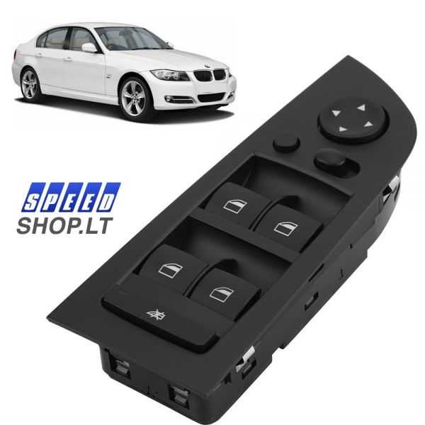 BMW 3 E90 E91 langų atidarymo mygtukai